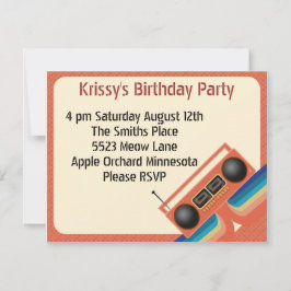 Totalt 80-tal Party i Tapeäckenet Inbjudningar