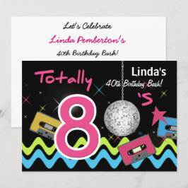 totalt 80-talares eftergruppsinbjudan inbjudningar