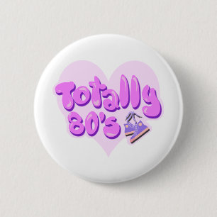 Totalt 80-talhjärta knapp
