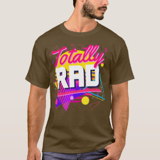 Totalt 80-talsfigurer i Geometric Stil Fantastisk T Shirt