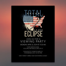 Totalt antal solarier Eclipse USA Karta View Party