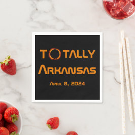 Totalt Arkansas 2024 Solar Eclipse Pappersservett