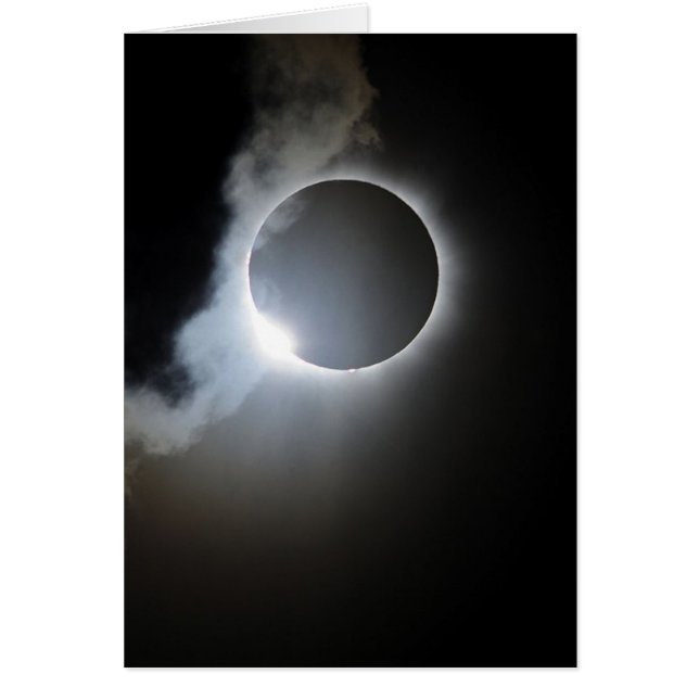 Totalt Eclipse Hälsningskort (Framsidan)