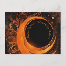 Totalt Eclipse of the Sol Anpassningsbar POSTCARD