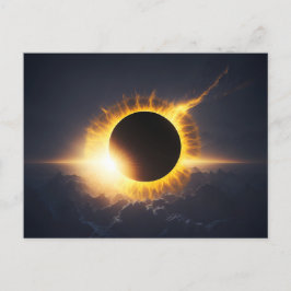 Totalt Eclipse of the Sol Anpassningsbar POSTCARD Vykort
