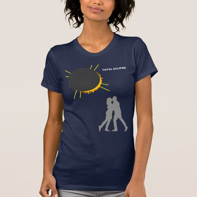 Totalt Eclipse roligt anpassade T-shirt (Framsida)