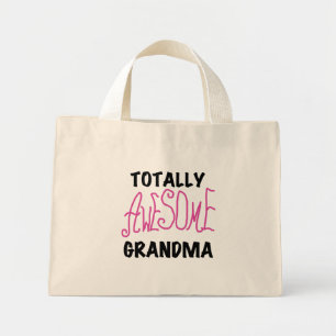 Totalt enorm mormor - rosa Tshirts och gåvor Mini Tygkasse