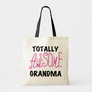 Totalt enorm mormor - rosa Tshirts och gåvor Tygkasse