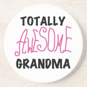 Totalt enorm mormor - rosa Tshirts och gåvor Underlägg