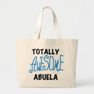 Totalt enorma Abuela blåttTshirts och gåvor Jumbo Tygkasse