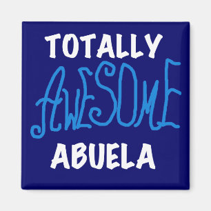 Totalt enorma Abuela blåttTshirts och gåvor Magnet