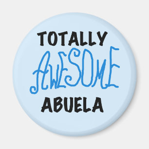 Totalt enorma Abuela blåttTshirts och gåvor Magnet