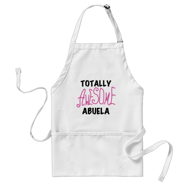 Totalt enorma Abuela rosa Tshirts och gåvor Förkläde (Framsidan)