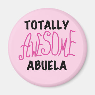Totalt enorma Abuela rosa Tshirts och gåvor Magnet