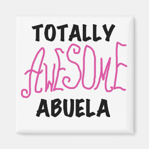Totalt enorma Abuela rosa Tshirts och gåvor Magnet