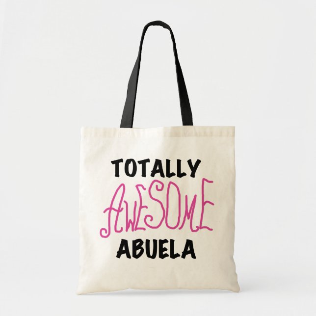 Totalt enorma Abuela rosa Tshirts och gåvor Tygkasse (Framsidan)