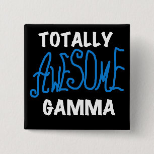 Totalt enorma GammablåttTshirts och gåvor Knapp