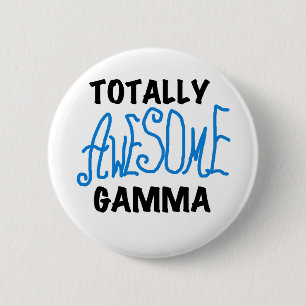 Totalt enorma GammablåttTshirts och gåvor Knapp
