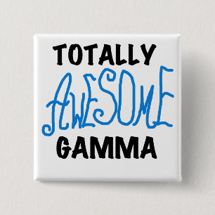 Totalt enorma GammablåttTshirts och gåvor Knapp