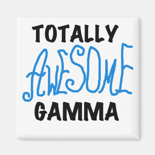 Totalt enorma GammablåttTshirts och gåvor Magnet