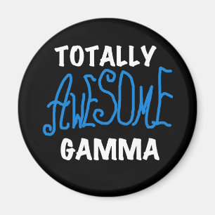 Totalt enorma GammablåttTshirts och gåvor Magnet