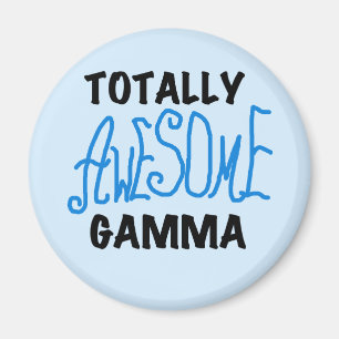 Totalt enorma GammablåttTshirts och gåvor Magnet