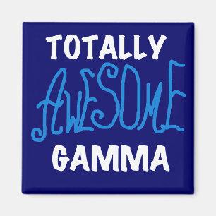 Totalt enorma GammablåttTshirts och gåvor Magnet