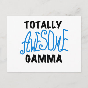 Totalt enorma GammablåttTshirts och gåvor Vykort
