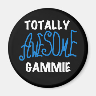 Totalt enorma Gammie blåttT-tröja och gåvor Magnet