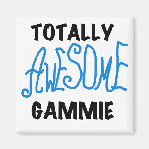 Totalt enorma Gammie blåttTshirts och gåvor Magnet
