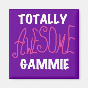 Totalt enorma Gammie rosa T-tröja och gåvor Magnet
