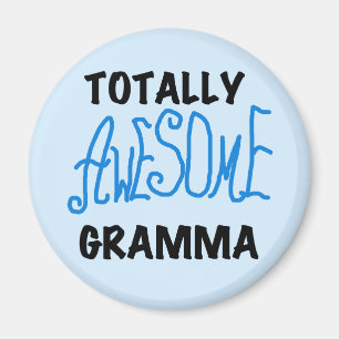Totalt enorma gåvor för Gramma blåttTshirts Magnet