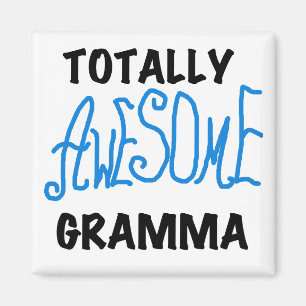 Totalt enorma gåvor för Gramma blåttTshirts Magnet