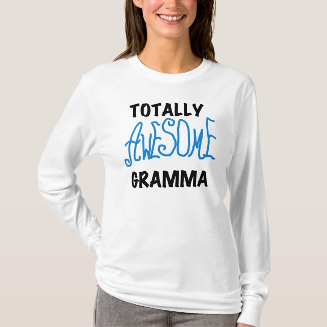 Totalt enorma gåvor för Gramma blåttTshirts Tee Shirt (Framsida)