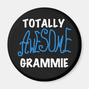 Totalt enorma gåvor för Grammie blåttTshirts Magnet