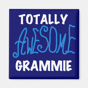 Totalt enorma gåvor för Grammie blåttTshirts Magnet