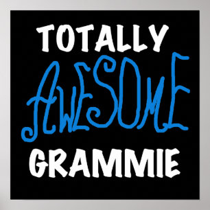 Totalt enorma gåvor för Grammie blåttTshirts Poster