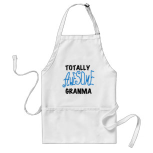 Totalt enorma gåvor för Granma blåttTshirts Förkläde