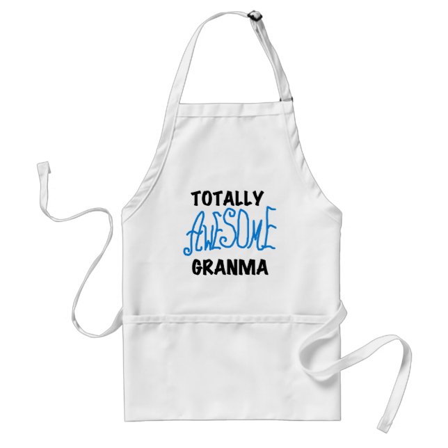 Totalt enorma gåvor för Granma blåttTshirts Förkläde (Framsidan)