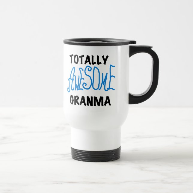 Totalt enorma gåvor för Granma blåttTshirts Resemugg (Höger)