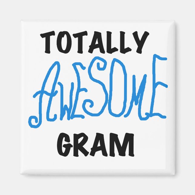 Totalt enorma gramblåttTshirts och gåvor Magnet (Framsidan)