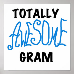 Totalt enorma gramblåttTshirts och gåvor Poster