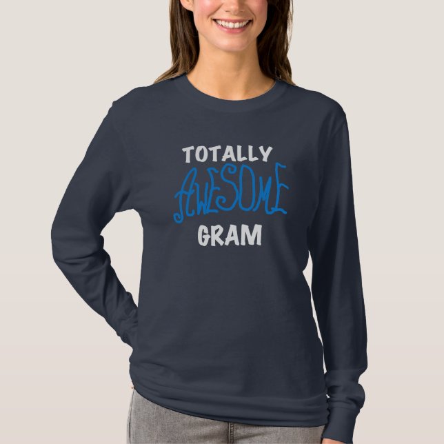 Totalt enorma gramblåttTshirts och gåvor T-shirt (Framsida)