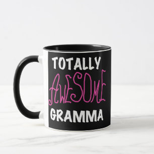 Totalt enorma Gramma rosa T-tröjagåvor Mugg