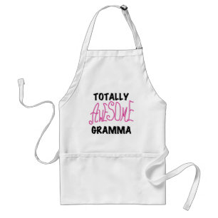 Totalt enorma Gramma rosa Tshirtsgåvor Förkläde