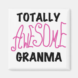 Totalt enorma Granma rosa Tshirts och gåvor Magnet
