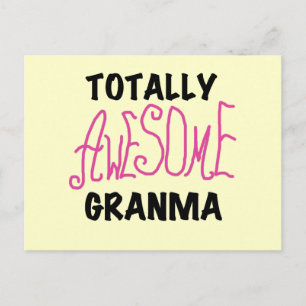 Totalt enorma Granma rosa Tshirts och gåvor Vykort