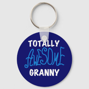 Totalt enorma GrannyblåttT-tröja och gåvor Nyckelring