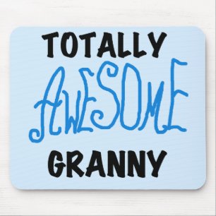 Totalt enorma GrannyblåttTshirts och gåvor Musmatta