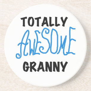 Totalt enorma GrannyblåttTshirts och gåvor Underlägg Sandsten